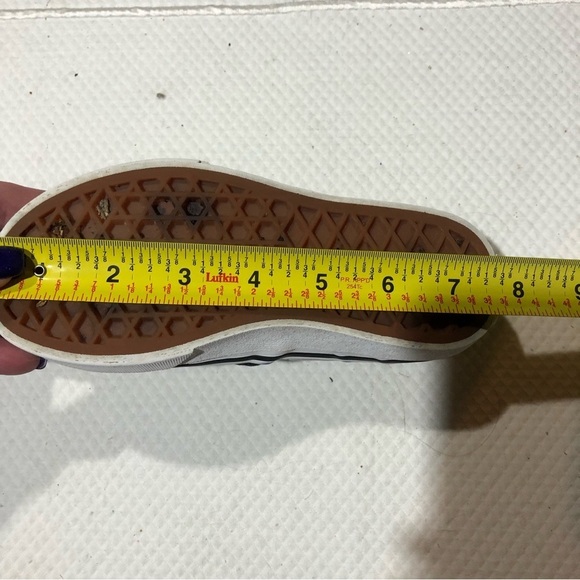 Vans Asher Classic Slip On Rainbow Checkered Sneakers Youth Missy Size 12 - Picture 11 of 11